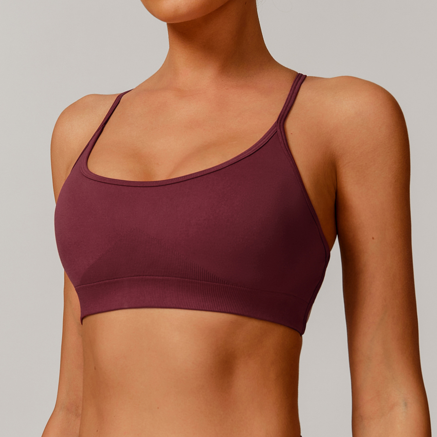 Seamless Yoga Bra Women Cross  - Sports Equipment Logos review and price