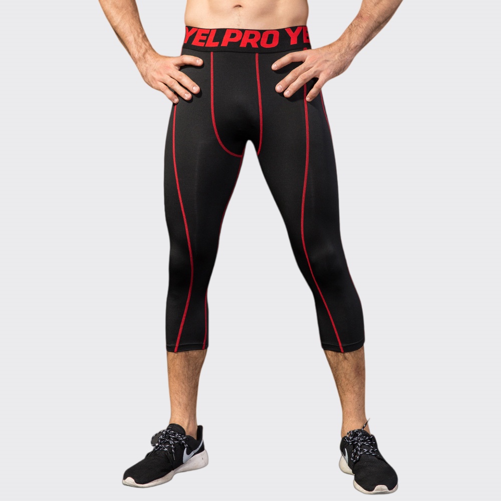 Men Compression Fitness Leggin - Sports Equipment Gym review and price
