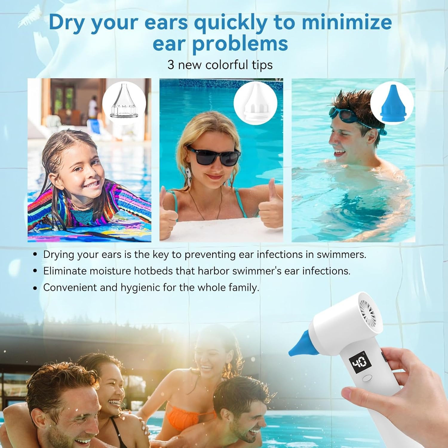 Ear Dryer Water Drying Aid 650 - Sports Equipment Dryer review and price
