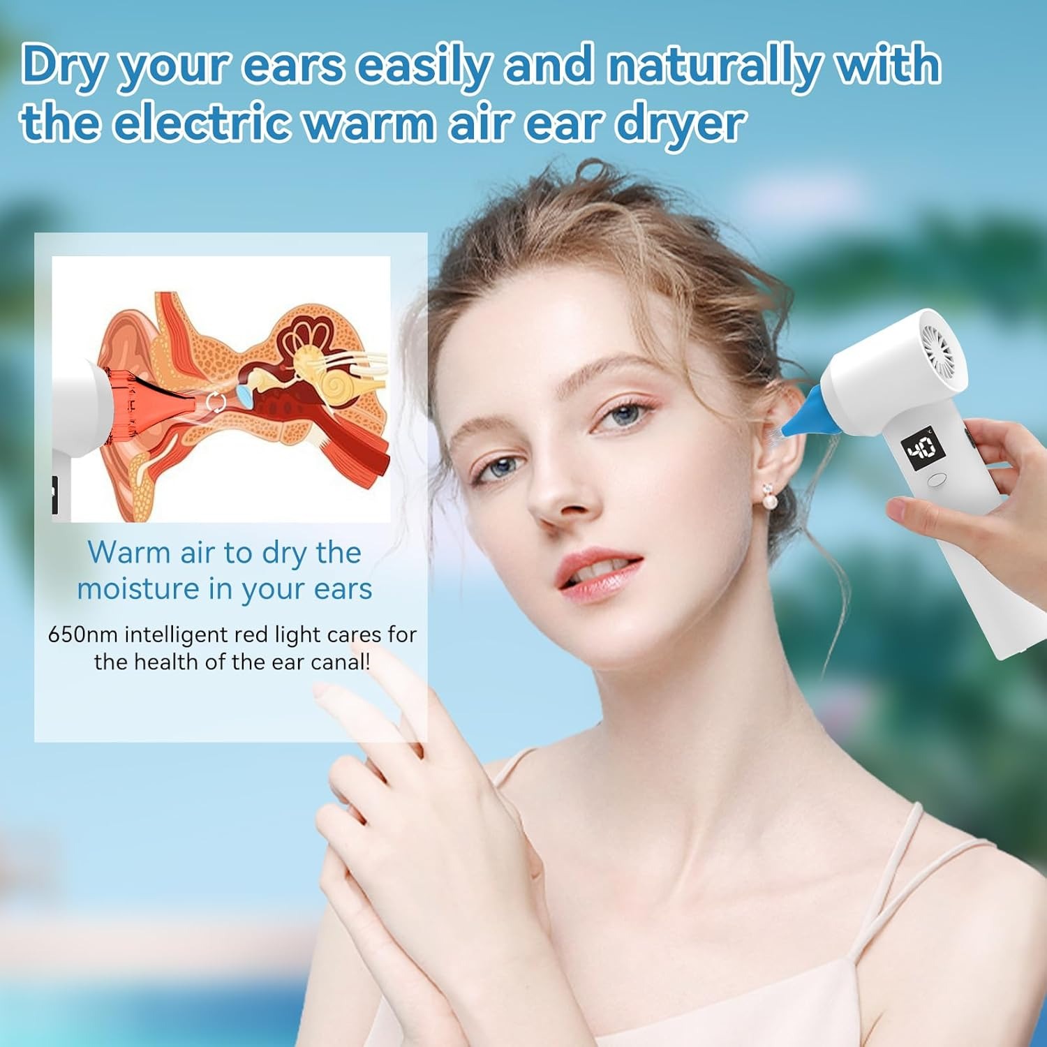 Ear Dryer Water Drying Aid 650 - Sports Equipment Dryer review and price