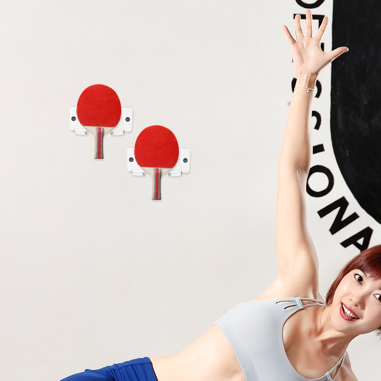 2Pcs Ping Pong Paddle Holder T - Sports Equipment For Tennis review and price