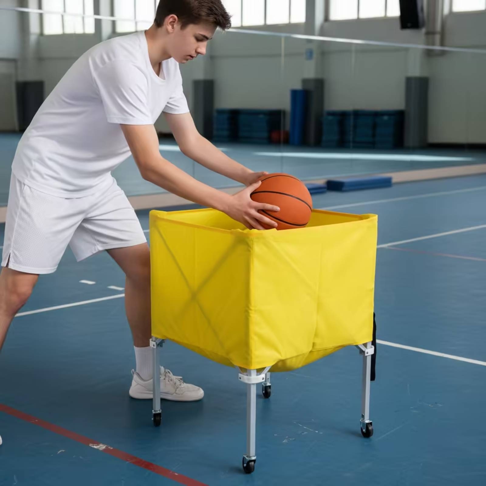 Collapsible Ball Cart Lightwei - Sports Equipment Gym review and price