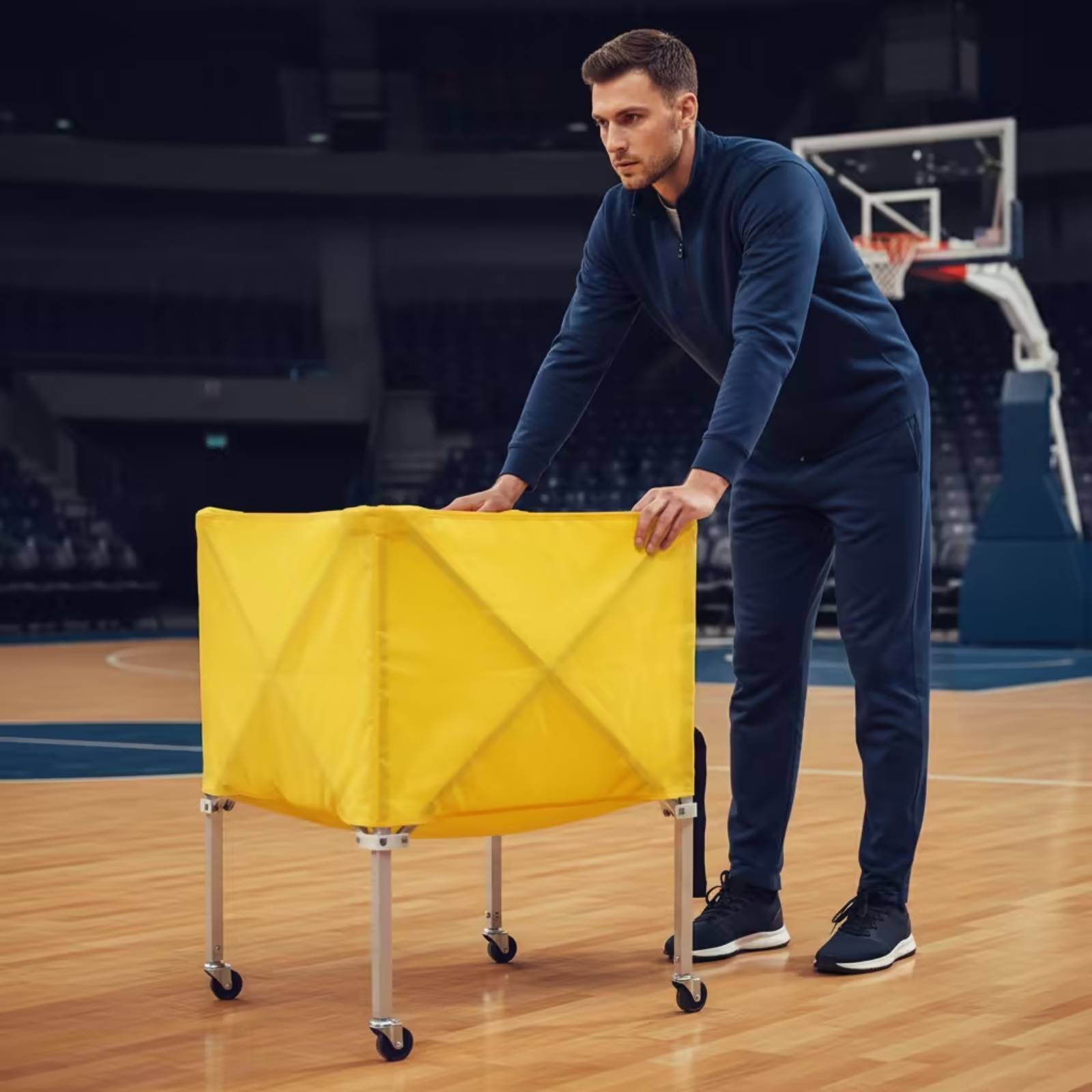 Collapsible Ball Cart Lightwei - Sports Equipment Gym review and price