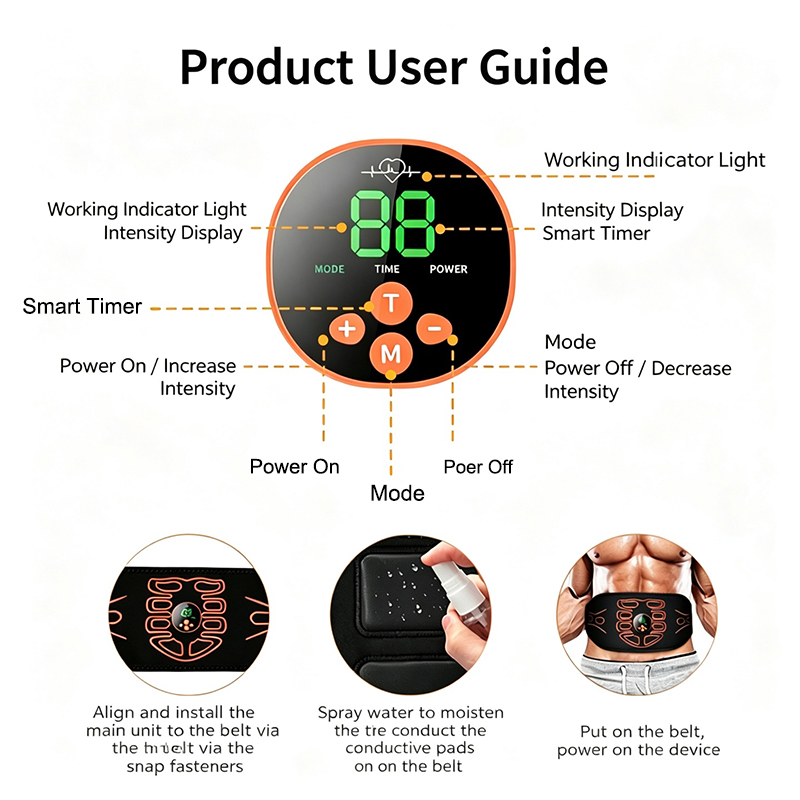Abdominal Toning Belt Smart Ab - Sports Equipment Online review and price