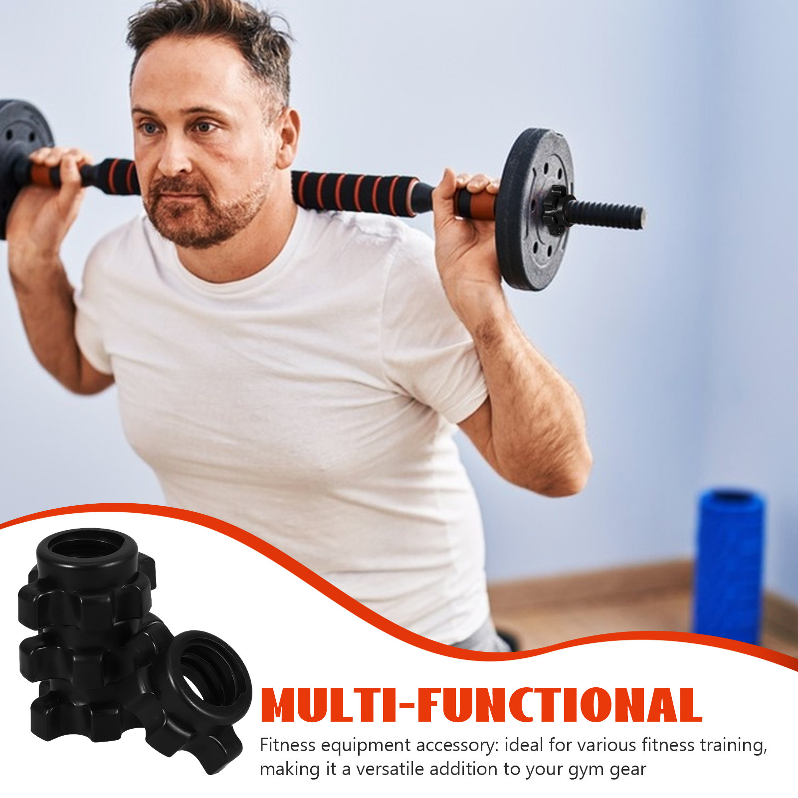 4 Pcs Plastic Nut Dumbbell Bar - Sports Equipment Online review and price
