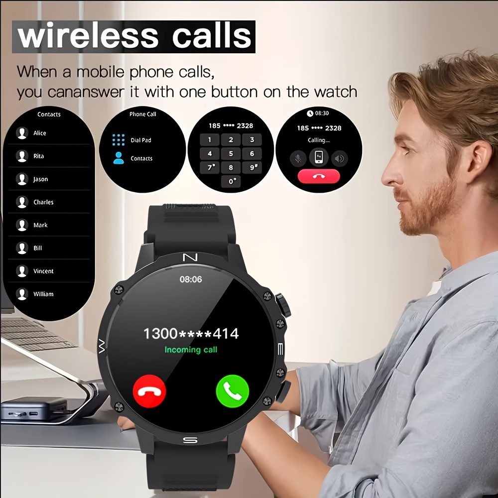 Men's Smartwatch, for iPhone a - Sports Equipment In Spanish review and price